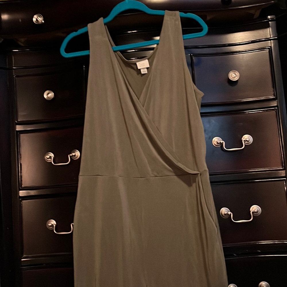 Olive green jumpsuit